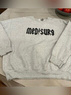 Med Surg Heather Grey Sweatshirt sz XL